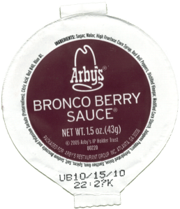 Arby's :: Bronco Berry Sauce®
