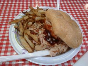 Turkey Sandwich w/ Mild BBQ Sauce