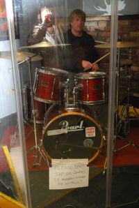 Please don't feed the drummer.