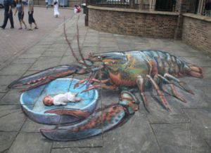 A lobster ate my baby!
