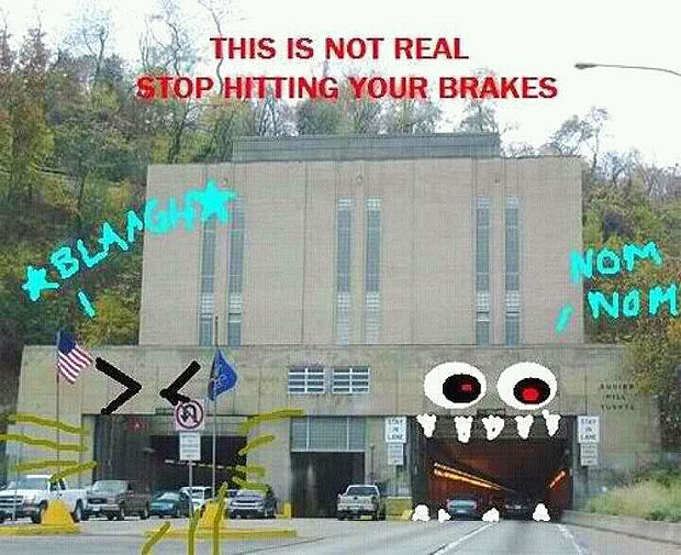 The Pittsburgh Tunnel Monster (as presented by Boring Pittsburgh)