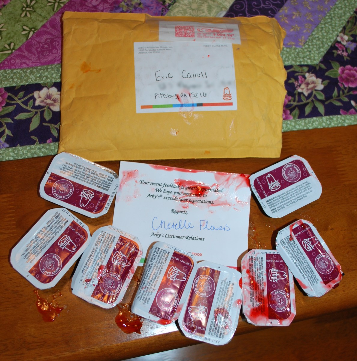 Your recent feedback is greatly appreciated. | We hope your next visit to Arby's® exceeds your expectations. | Regards, | Cherelle Flowers | Arby's Customer Relations | Arby's It's GOOD MOOD FOOD™