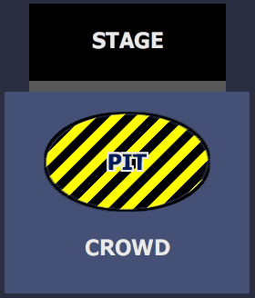 STAGE | PIT | CROWD