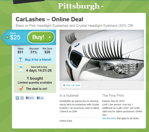Car Lashes ...Wait, car-freaking-lashes?