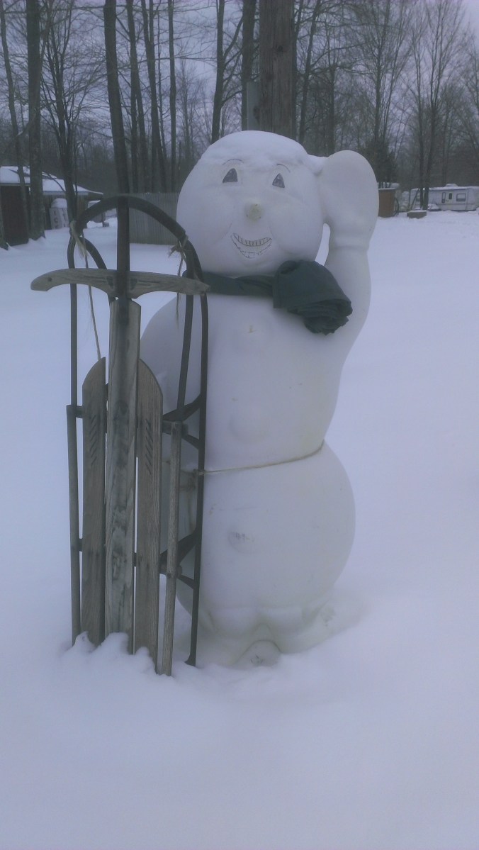 Forest Ridge Campgroundsa and Cabins | Snowman Greeter!