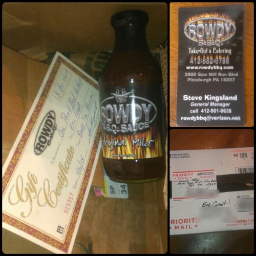 Rowdy BBQ - Goodies!