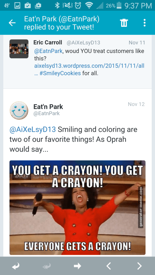 EVERYONE GETS A CRAYON!