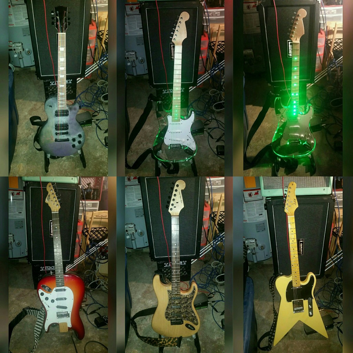 Guitars Demoed this time around