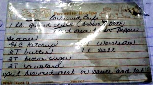 Sloppy Joe "Barbecue Beef" Manwich CopyCat Recipe