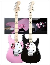 Hello Kitty Squier Stratocaster