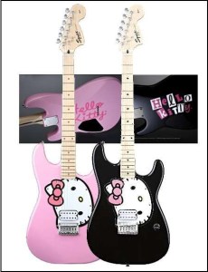 Hello Kitty Squier Stratocaster