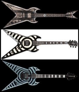 Wylde Audio Warhammer, Dean Split Tail, Gibson ZV