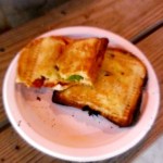 This is a horrible blurry photo of a mountain pie, but look at those crimped edges!