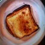 Mountain Pie Deliciousness It's a bit crispy, but I assure you it was delicious.