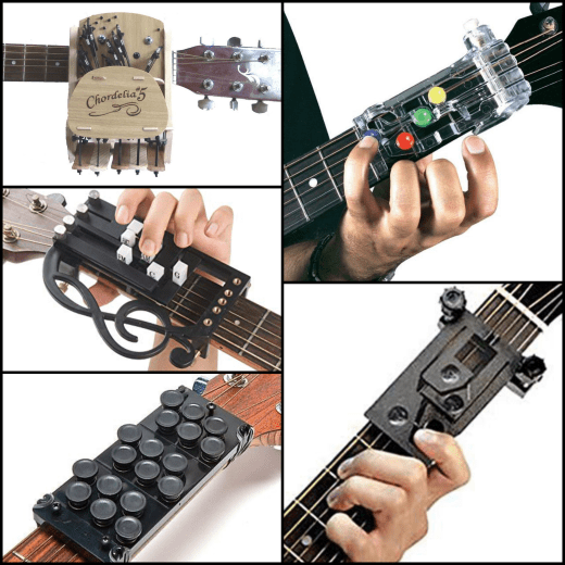 Chord Buddy, ChorDelia, E-Z Chord, Ez-Fret, WESOLO