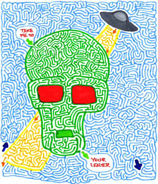 Alien Maze (Color)