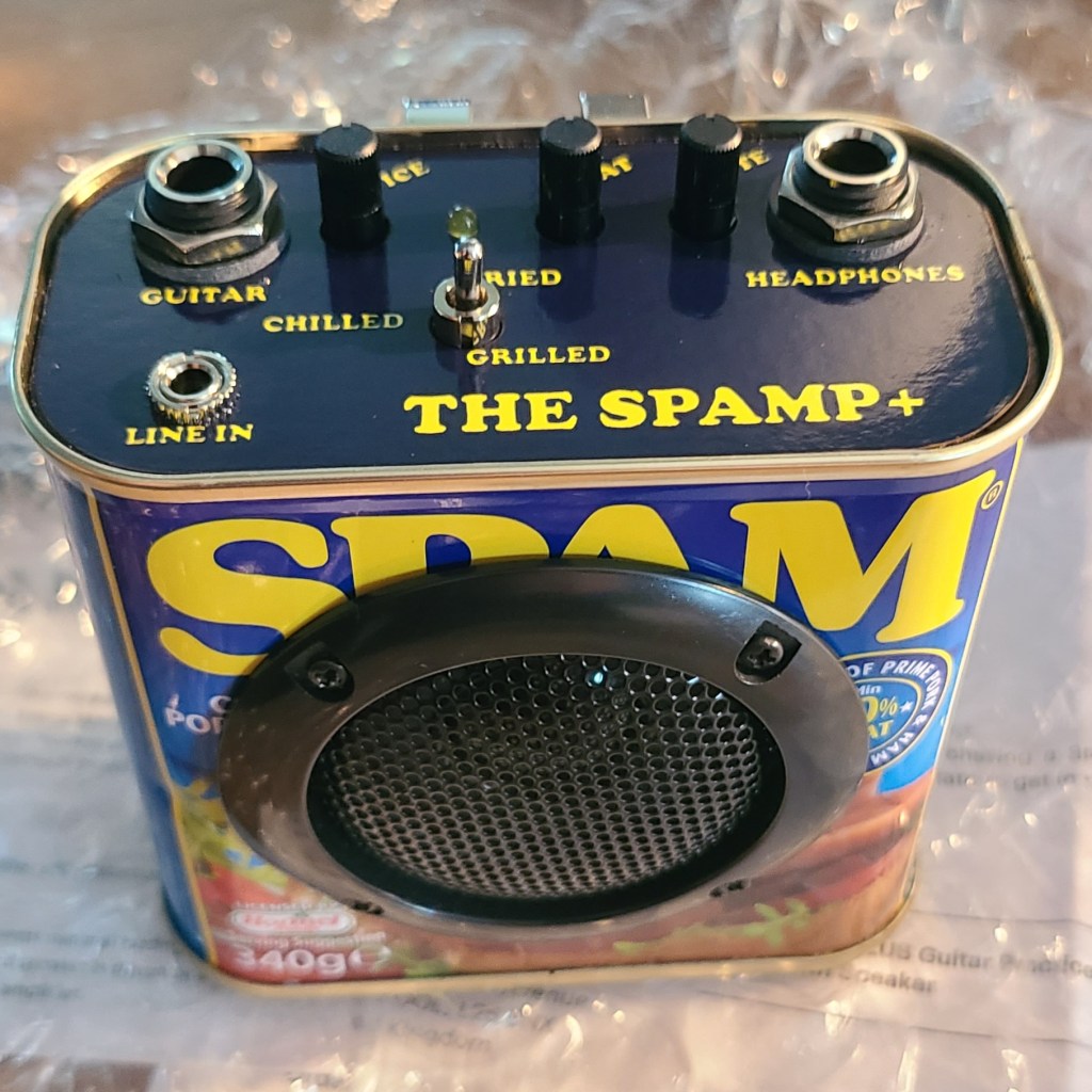 Spamp+ Mini Practice/Headphone guitar amplifier.