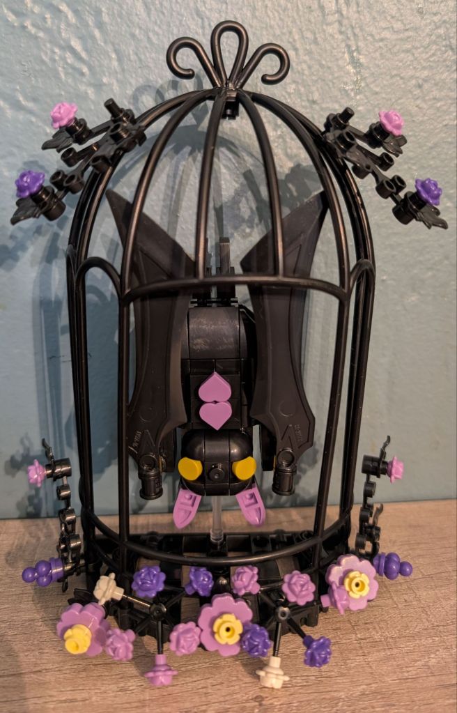 The Block Tech bat in a cage.